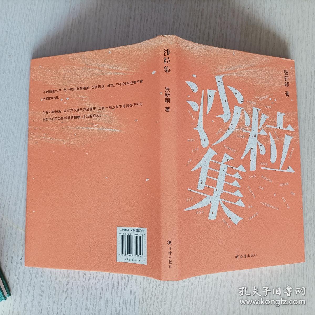 张新颖2本合售:《沙粒集》+《斜行线》【两本皆精装】