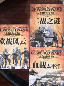 全景二战系列（欧战风云 二战之谜 血战太平 洋 铁血兵王 二战名将 五册 品佳）