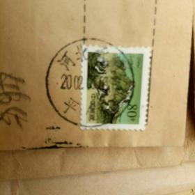 实寄封465——贴普80分长城邮票实寄封