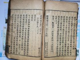 甲子（1864）重刊《广东通志.山川略》卷117～119（残本）孔网孤本