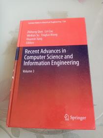 Recent Advances in Computer Science and Information Engineering（Volume 3）