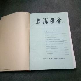 上海医学1987年1-12期 合订