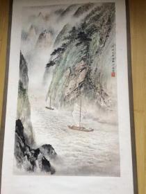 鲁美洪俊教授山水画