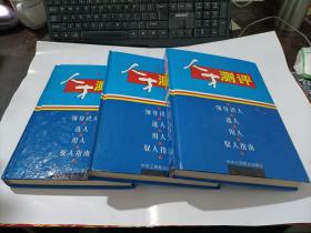人才測評:領(lǐng)導識人、選人、用人、馭人指南 （上中下三冊）  精裝