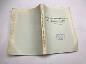 Annual Index of the Reports on Plant Chemistry in 1971