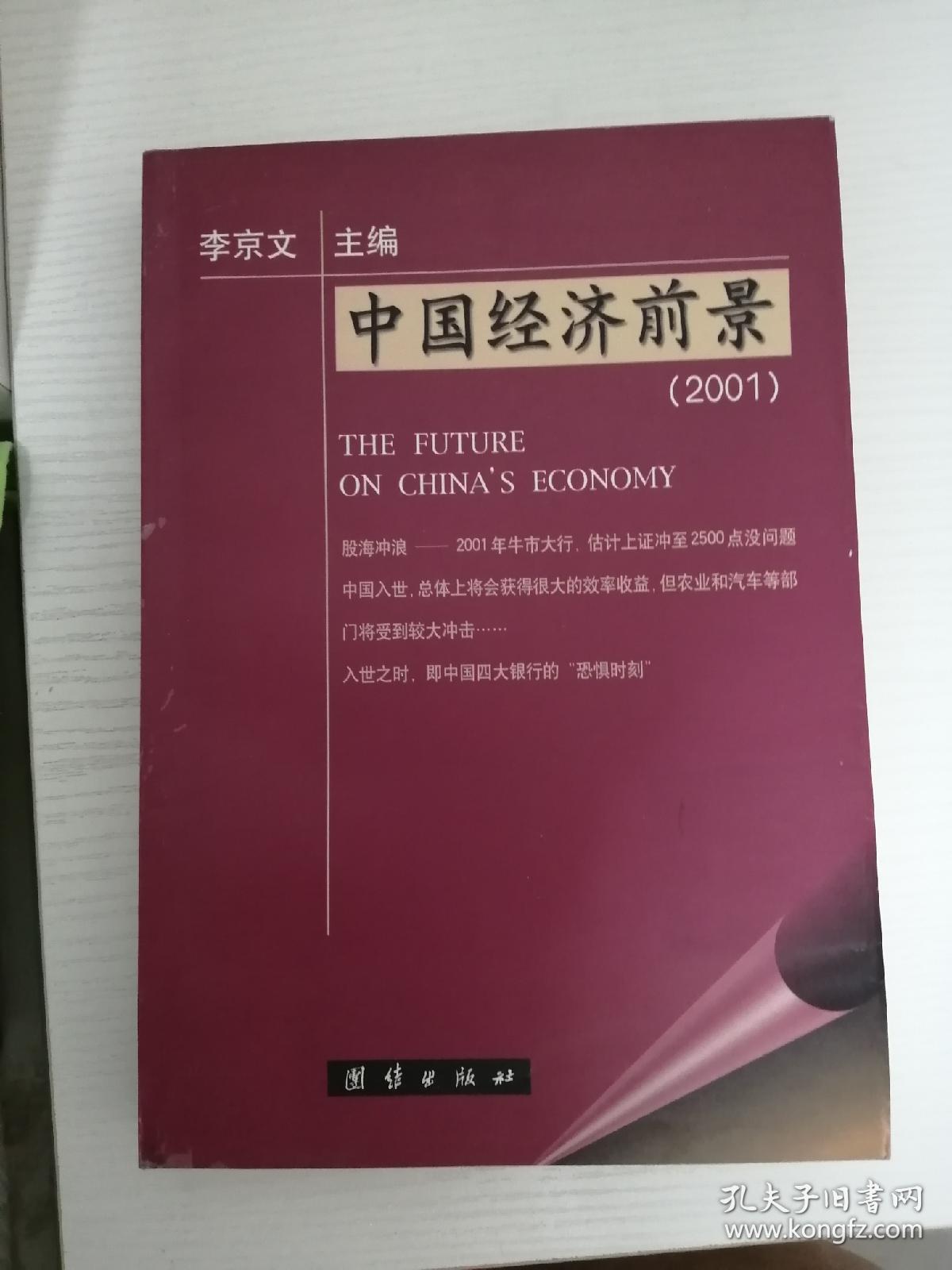 中国经济前景:2001