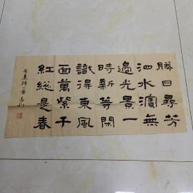 中书协会员林长利老师书法