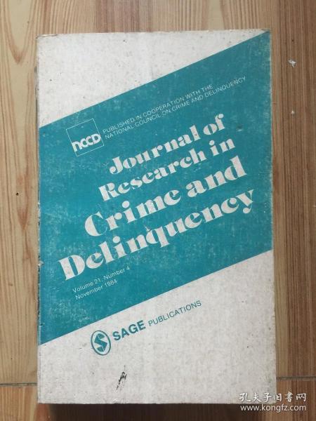 Journalof Research in Ceime and Delinquency 犯罪与犯罪研究杂志 1984.11
