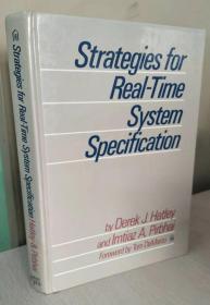 Strategies for Real-Time System Specification  【精装原版，品相佳】