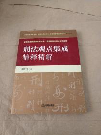 刑法观点集成精释精解