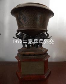 1973年中泰乒乓球友谊赛奖杯（中泰乒乓外交纪念）