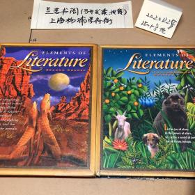 Elements of Literature First course+second course+introductory course（2册合售）16开精装 英文原版