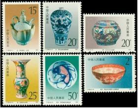1991年 T166景德镇陶瓷邮票 收藏 集邮 原胶正品