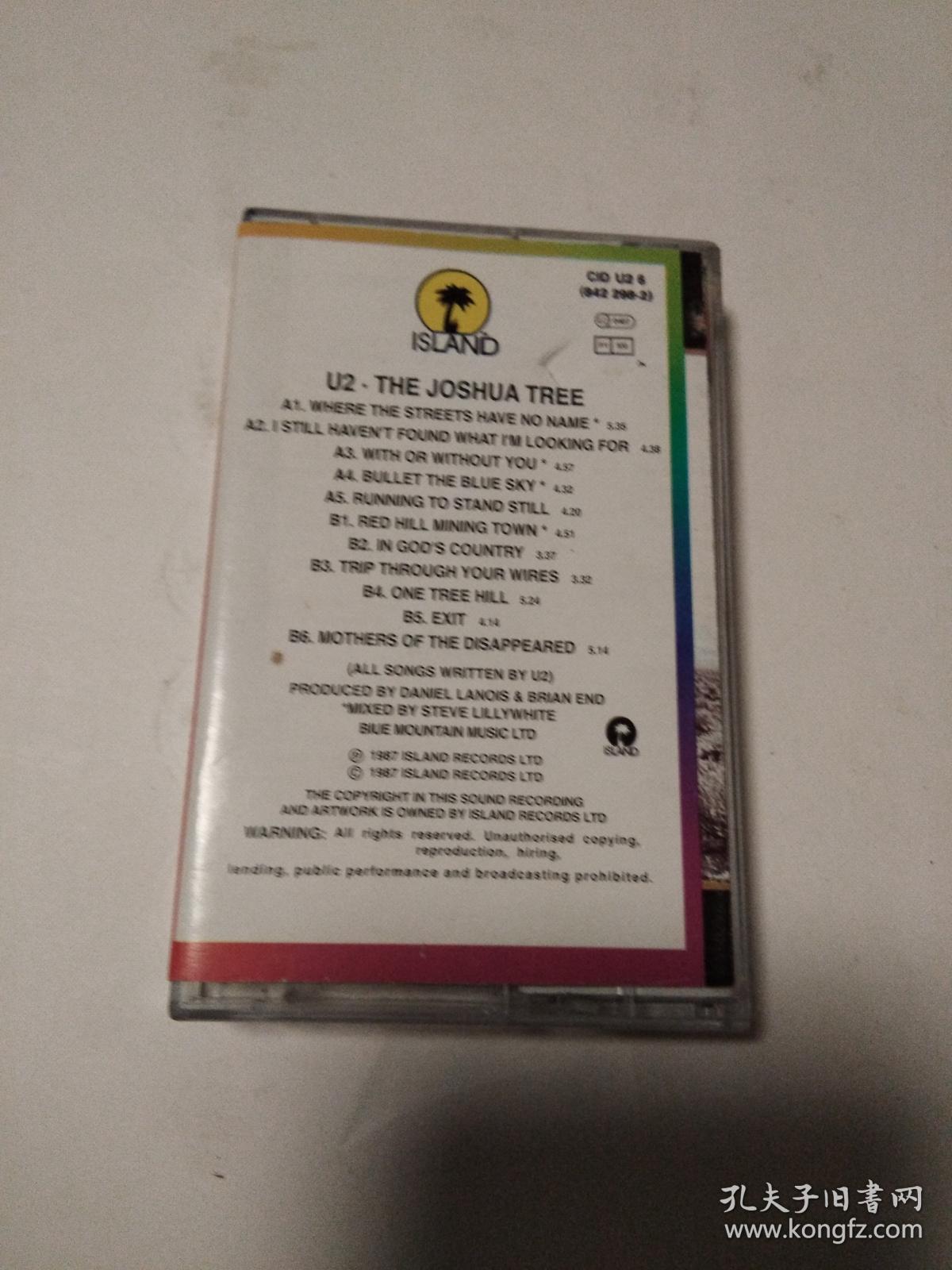 磁带 U2.THE JOSHUA TREE