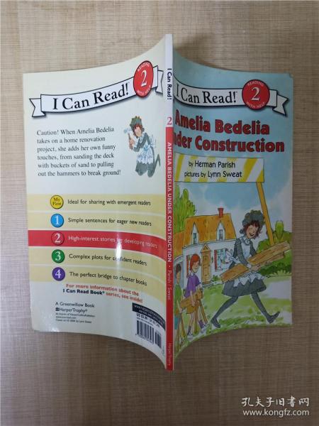 Amelia Bedelia Under Construction (I Can Read, Level 2)阿米莉亚·贝迪莉亚建设中