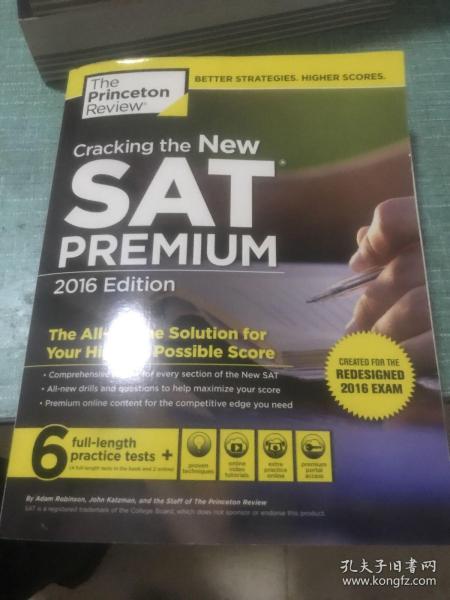 Cracking the New SAT Premium Edition with 6 Prac