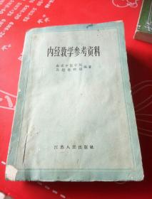 内经教学参考资料。大32开本444页码！一号箱！