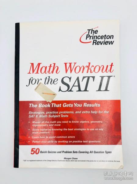 Math Workout for the SAT II (College Test Preparation)  英文原版《SAT II的数学训练（大学考试准备）》