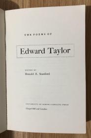 The Poems of Edward Taylor 爱德华·泰勒诗集
