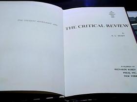 THE  CRITICAL REVIEW