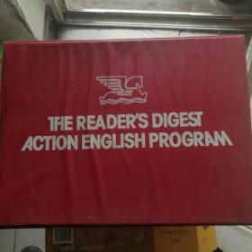 THE READER `S DIGEST ACTION ENGLISH PROGRAM 全套四册图书18盒磁带前三盒用过其余未开封.