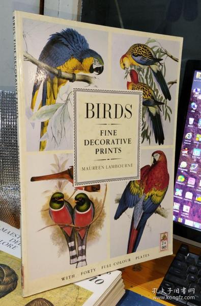 BIRDS:FINE DECORATIVE PRINTS MAUREEN LAMBOURNE（实物图）