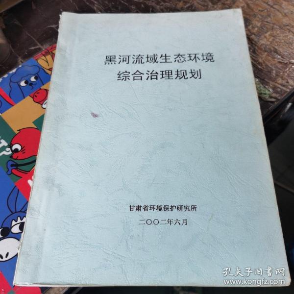 黑河流域生态环境综合治理规划