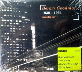 （进口原盘）Benny Goodman(本尼·古德曼)1939-1951（COLUMBIA唱片原版CD一张，品相超十品全新，原塑封未拆）