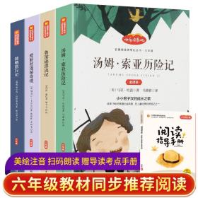 【正版】快乐读书吧六年级下（全4册）骑鹅旅行记/爱丽丝漫游奇境/鲁滨逊漂流记/汤姆 索亚历险记，语文课外阅读小学生推荐插图读物