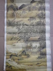 绢本画   古代名画    印刷品