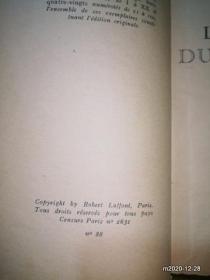 法文原版毛边书: LE PASSAGE DU SEIGNEUR 1948年