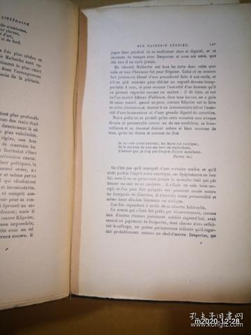 法文原版毛边书：DE REGNIER  1948年