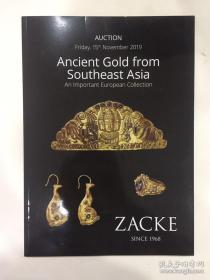 ZACKE 2019年 重要欧洲私人收藏 东南亚古代黄金器 珠宝 首饰 八开版本 古董珠宝