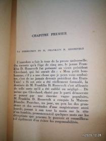 法文原版毛边书：FRANCOLS DE TESSAN FRANKLIN ROOSEVELT 富兰克林罗斯福 1948年