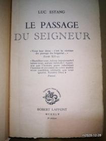 法文原版毛边书: LE PASSAGE DU SEIGNEUR 1948年