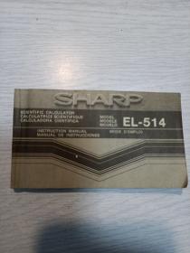 SHARP EL_514
夏普计算机说明书