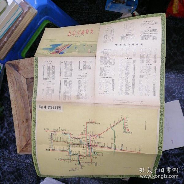 北京交通要览1962年5月2版1963年4月4印