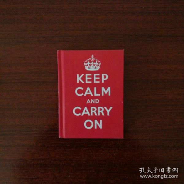 Keep Calm and Carry On  保持冷静并坚持不懈: 对低潮时期的建议