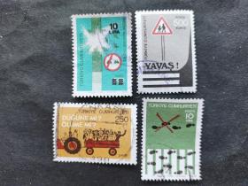 土耳其邮票（安全）：1977年-1979年道路安全 4枚