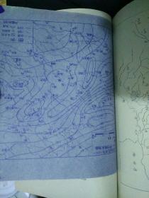 1965年油印本，北京自然地理与天文讲义，地图多，北京师范学院