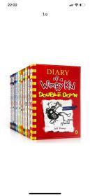 小屁孩日记英版全套装1-12英文原版Diary of a Wimpy Kid12册合集