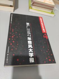 中国当代民间史料集刊4：茶厂1957年整风大字报