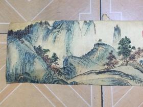 【陈红绶】山水画  手绘长卷画 画工精细