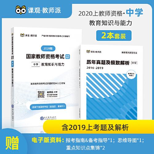 国家教师资格证中学考试用书 中学 2019 教师资格证考试用书 教育知识与能力