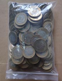 100枚 美洲 硬币 委内瑞拉  双色币 直径约24mm 批量外国纪念币