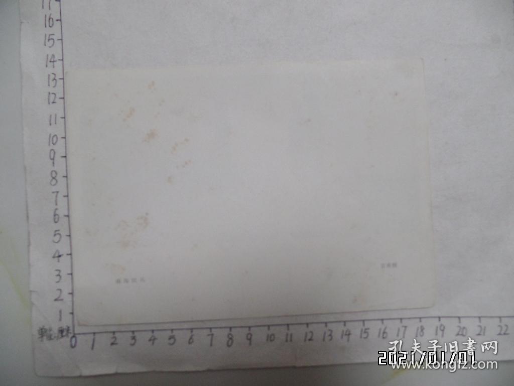 32开画页：南海民兵（ 宣承榜，背面有点斑点，详见图S）