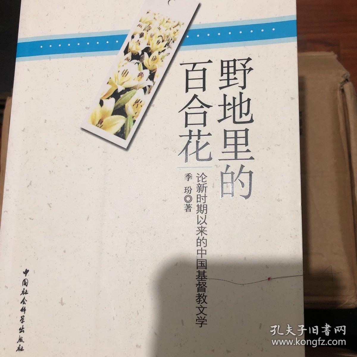 【正版现货，一版一印】野地里的百合花：论新时期以来的中国基督教文学