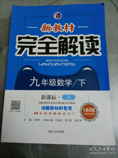 新教材完全解读人教版九年级化学（下）