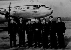 周恩来总理与中国红色空姐等珍贵历史照片20张5吋的hw