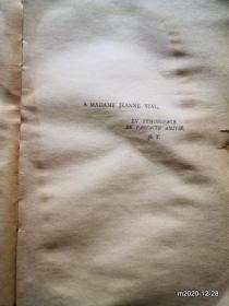 法文原版毛边书： GUSTAVE THIBON   CE QUE DIEU A UNI ESSAI SUR LAMOUR H.LARDANCHET